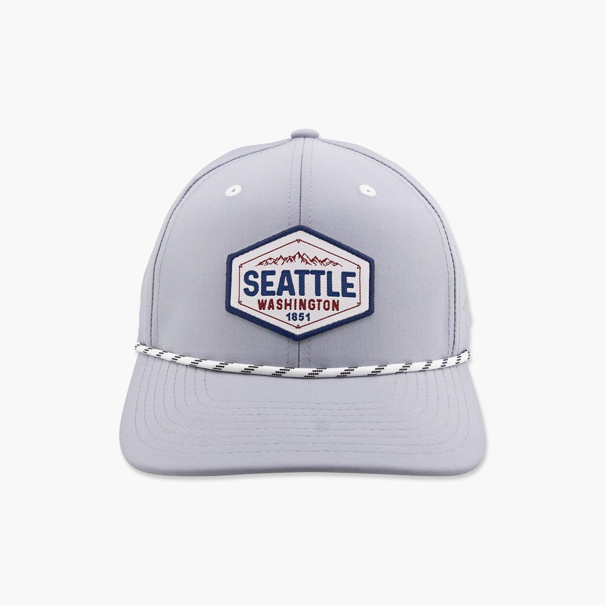 Contempt Mountains Light Grey Seattle Adjustable Hat