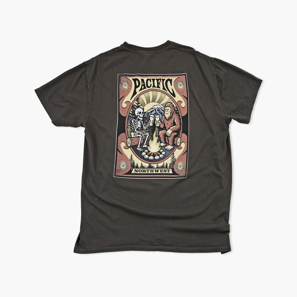 Undead Squatch Smoke Pacific Northwest T-Shirt
