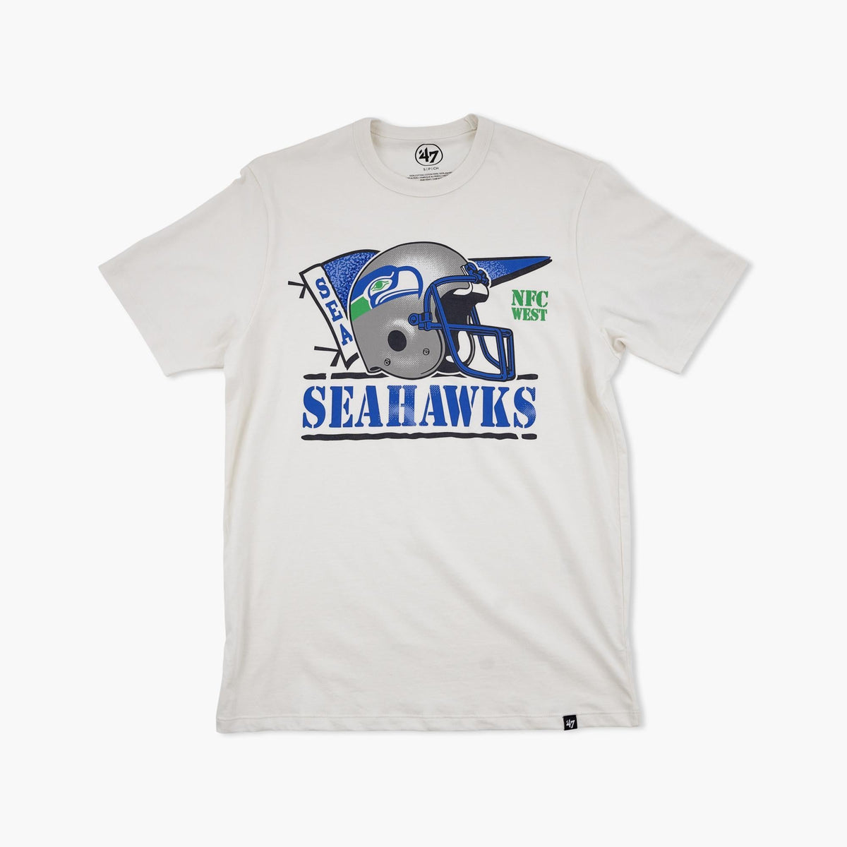 Seattle Seahawks Sandstone Throwback Motion Franklin T-Shirt