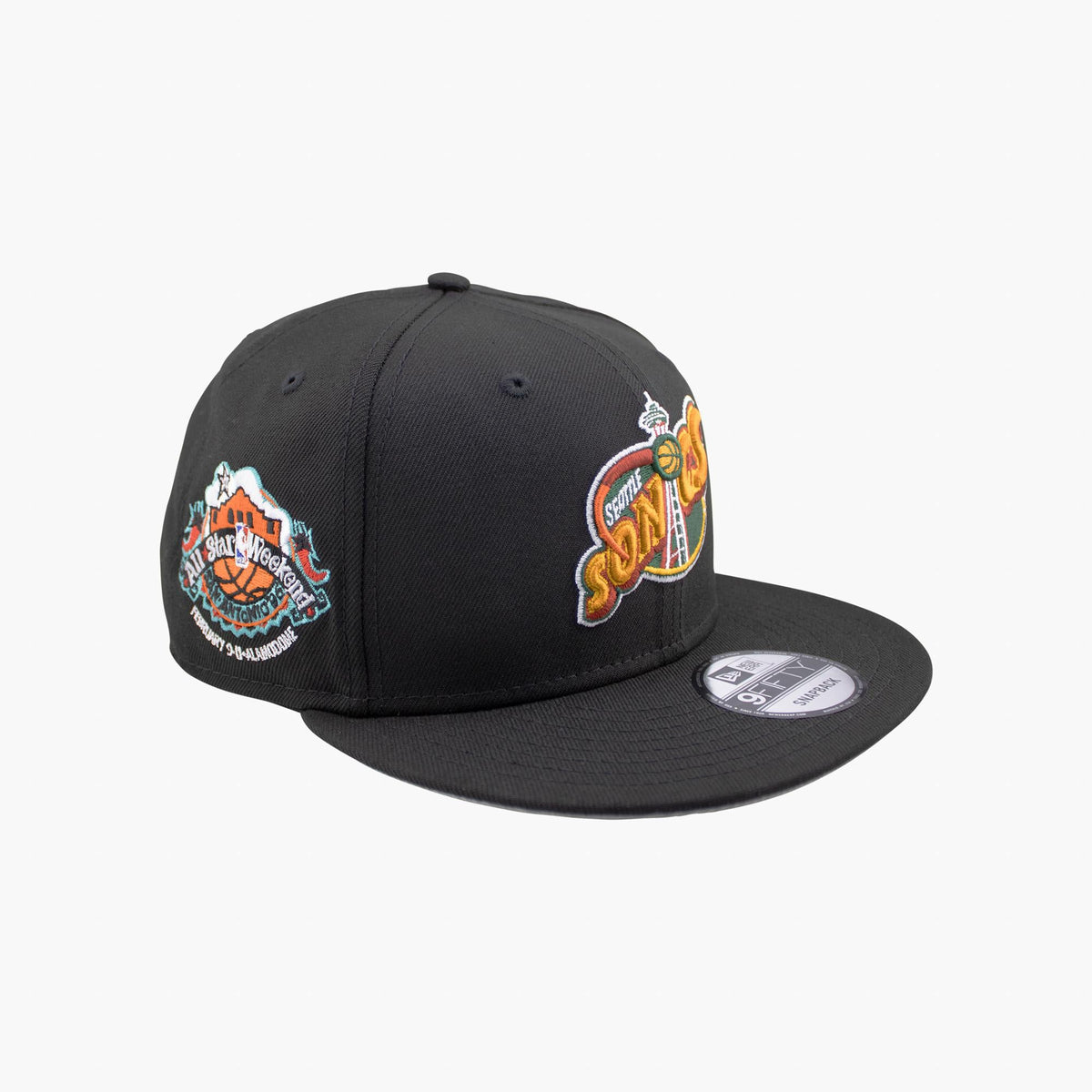 Seattle SuperSonics New Era 1996 All-Star Game Black Snapback