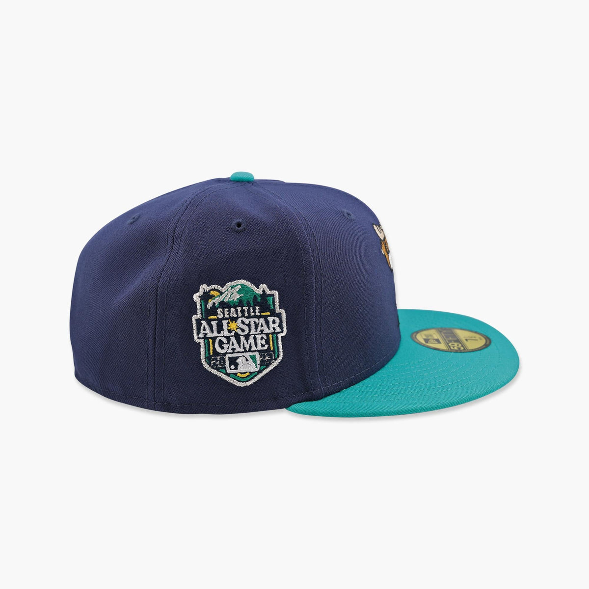 Seattle Mariners 2023 All-Star Game Moose Navy/Teal Fitted Hat