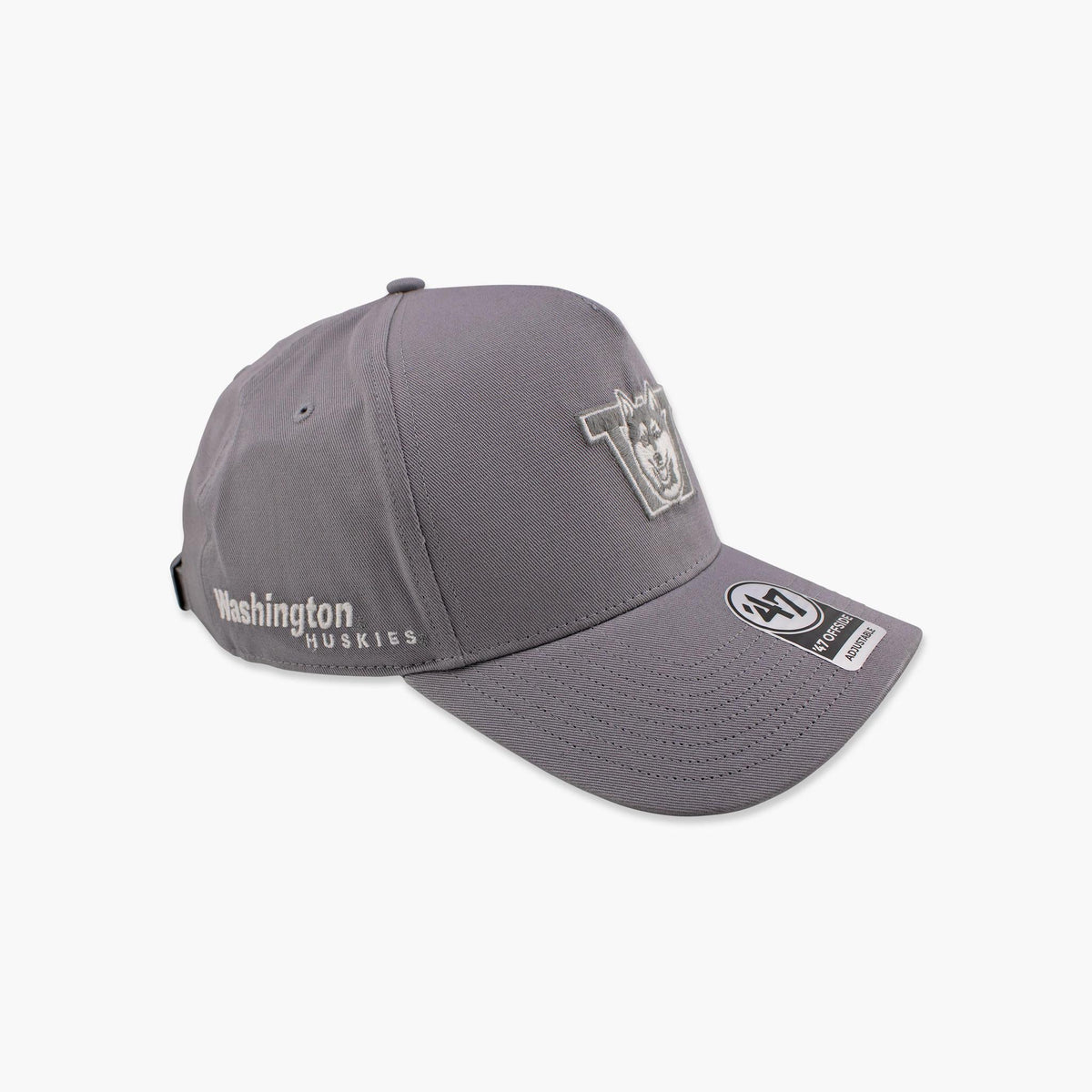 Washington Huskies Throwback Foundational Wolf Grey Hat