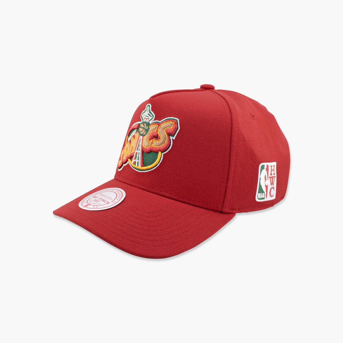 Seattle SuperSonics Red Space Needle Pro Crown Snapback