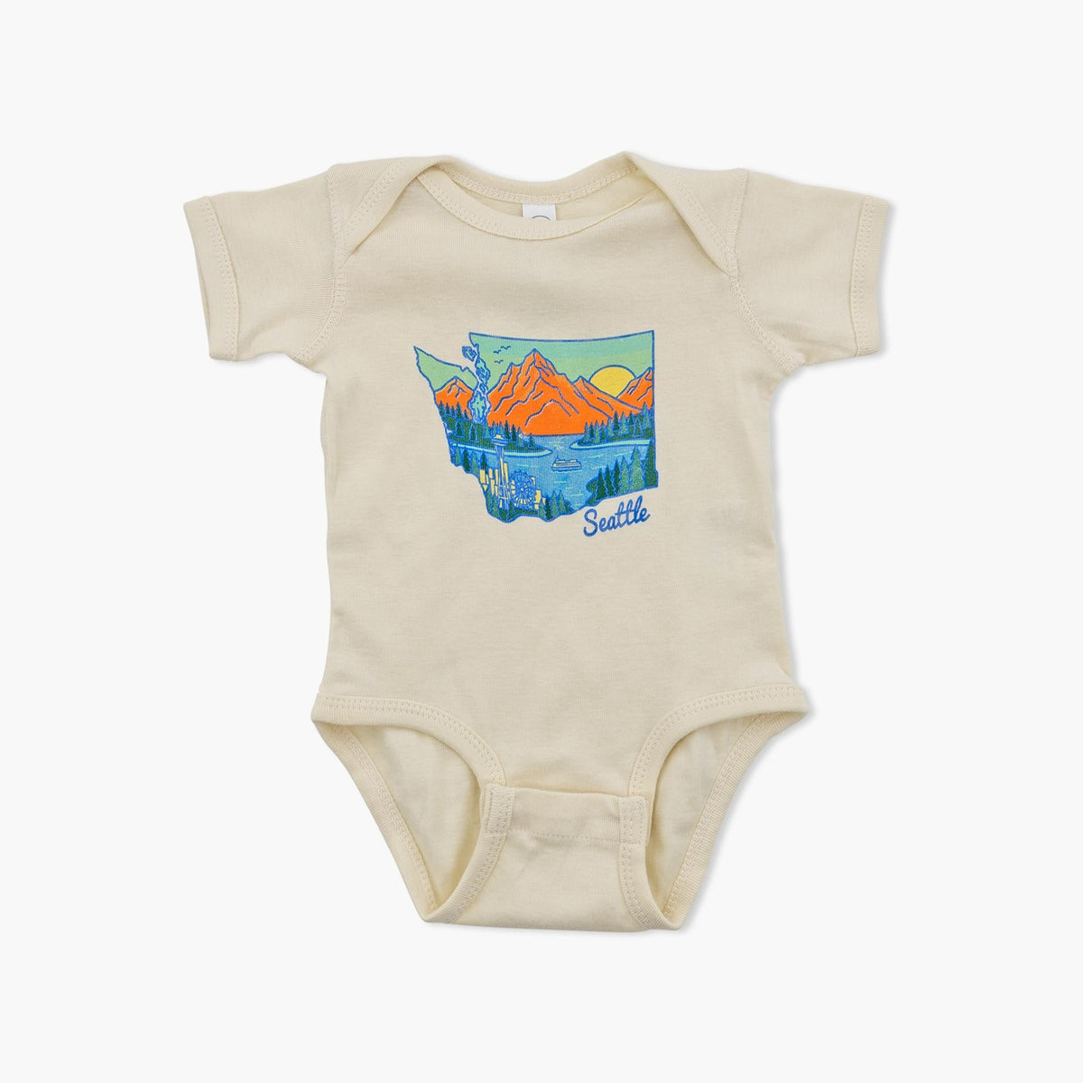 Fun Bus Natural Seattle Infant Creeper