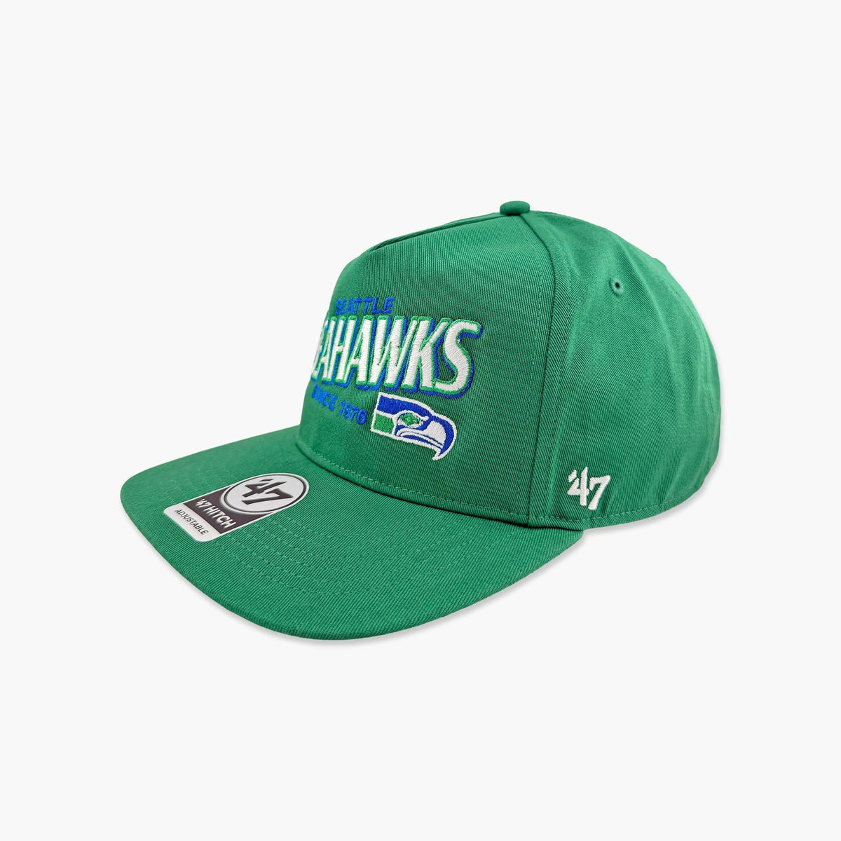 Seattle Seahawks Historic Kelly Green Hitch Snapback