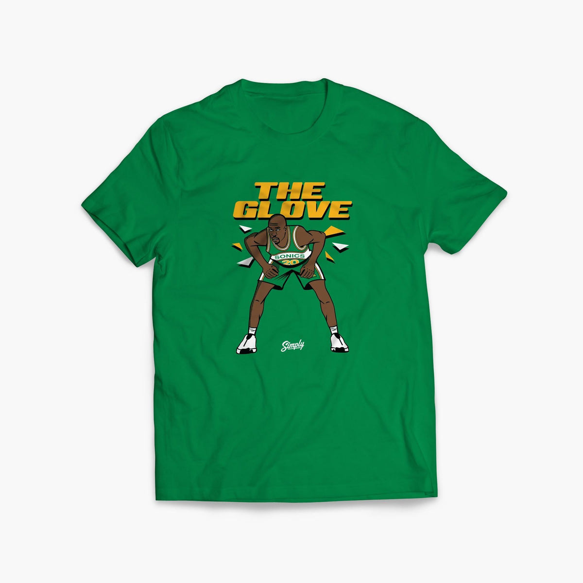 Gary Payton "The Glove" Kelly Green T-Shirt
