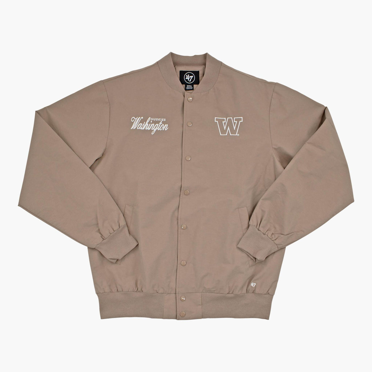 Washington Huskies Portabella Euro Step Twill Bomber Jacket