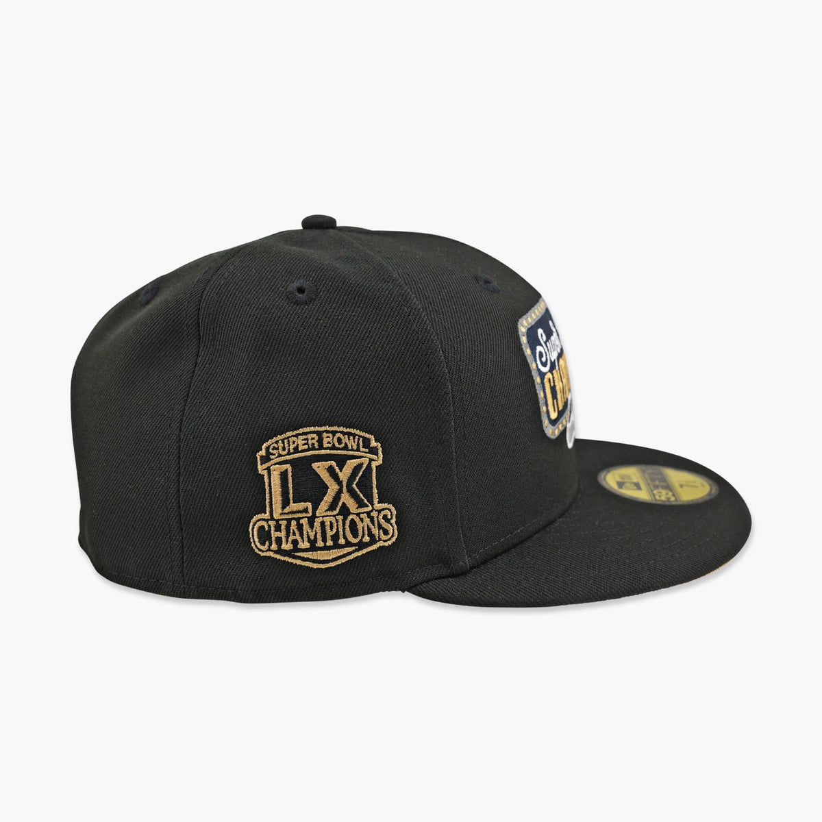 Seattle Seahawks Black Super Bowl LX Champions Celebration Billboard Fitted Hat