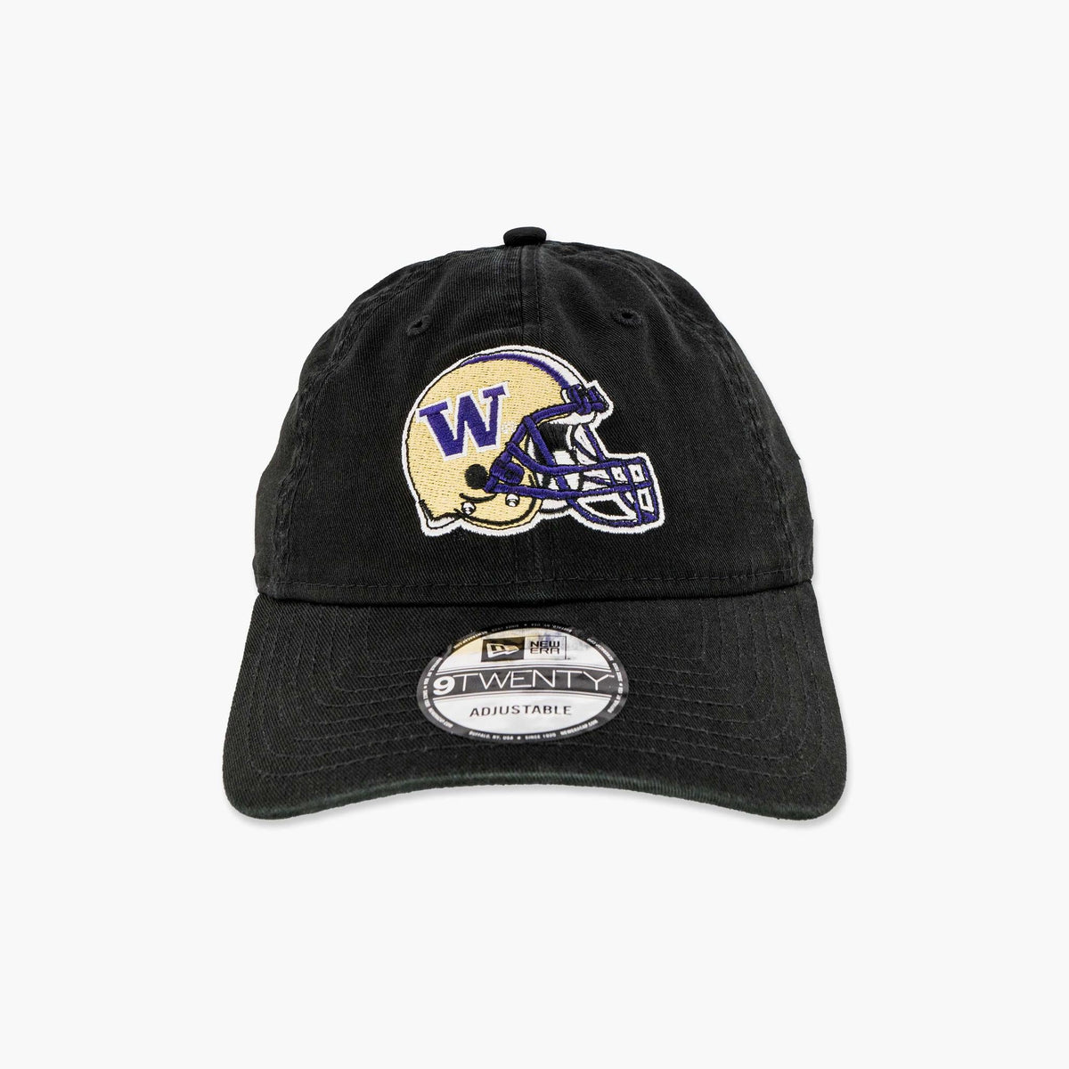Washington Huskies Black Helmet Adjustable Hat