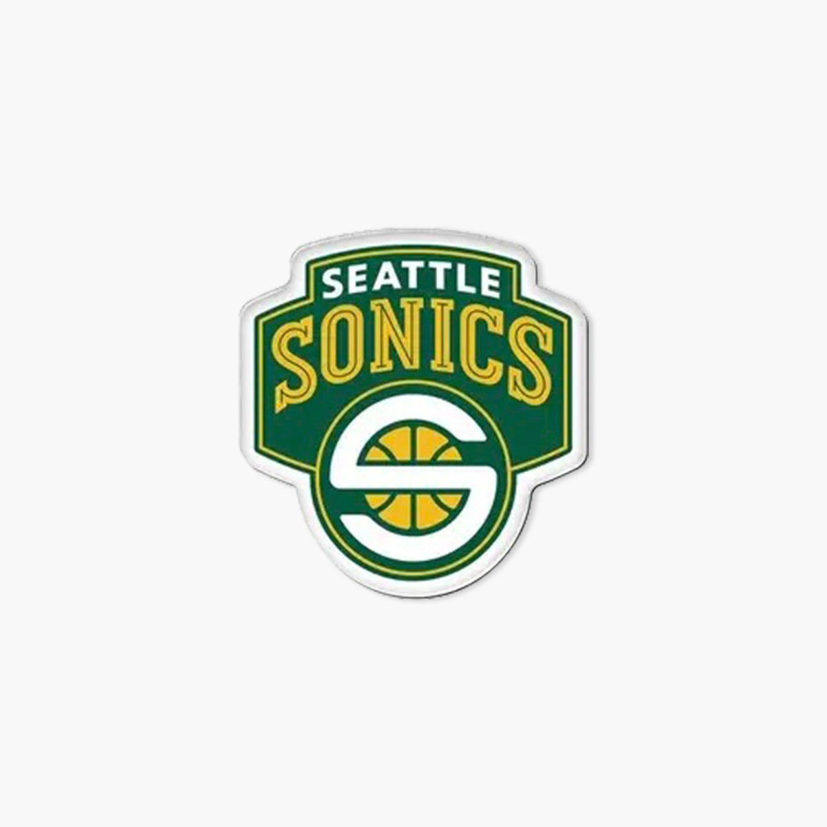 Seattle SuperSonics "S" Logo Magnet