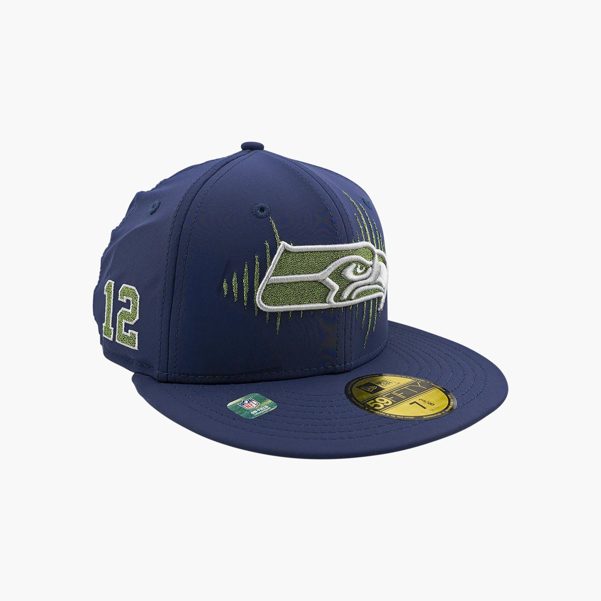 Seattle Seahawks Navy Rivalry Soundwave Fitted Hat
