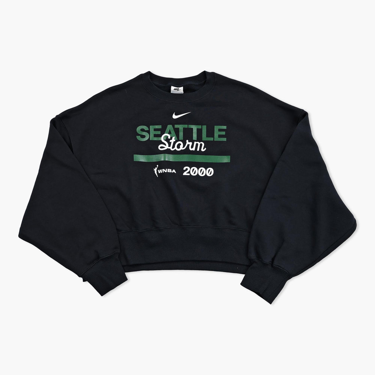 Seattle Storm Black Eras Bridge Women's Crewneck