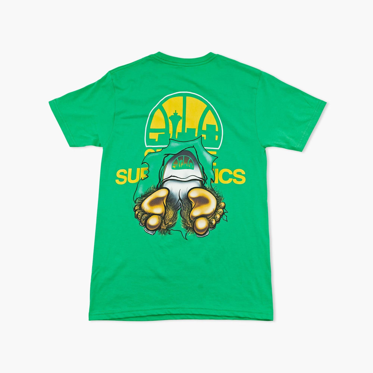 Seattle SuperSonics Kelly Green Sasquatch Breakout T-Shirt