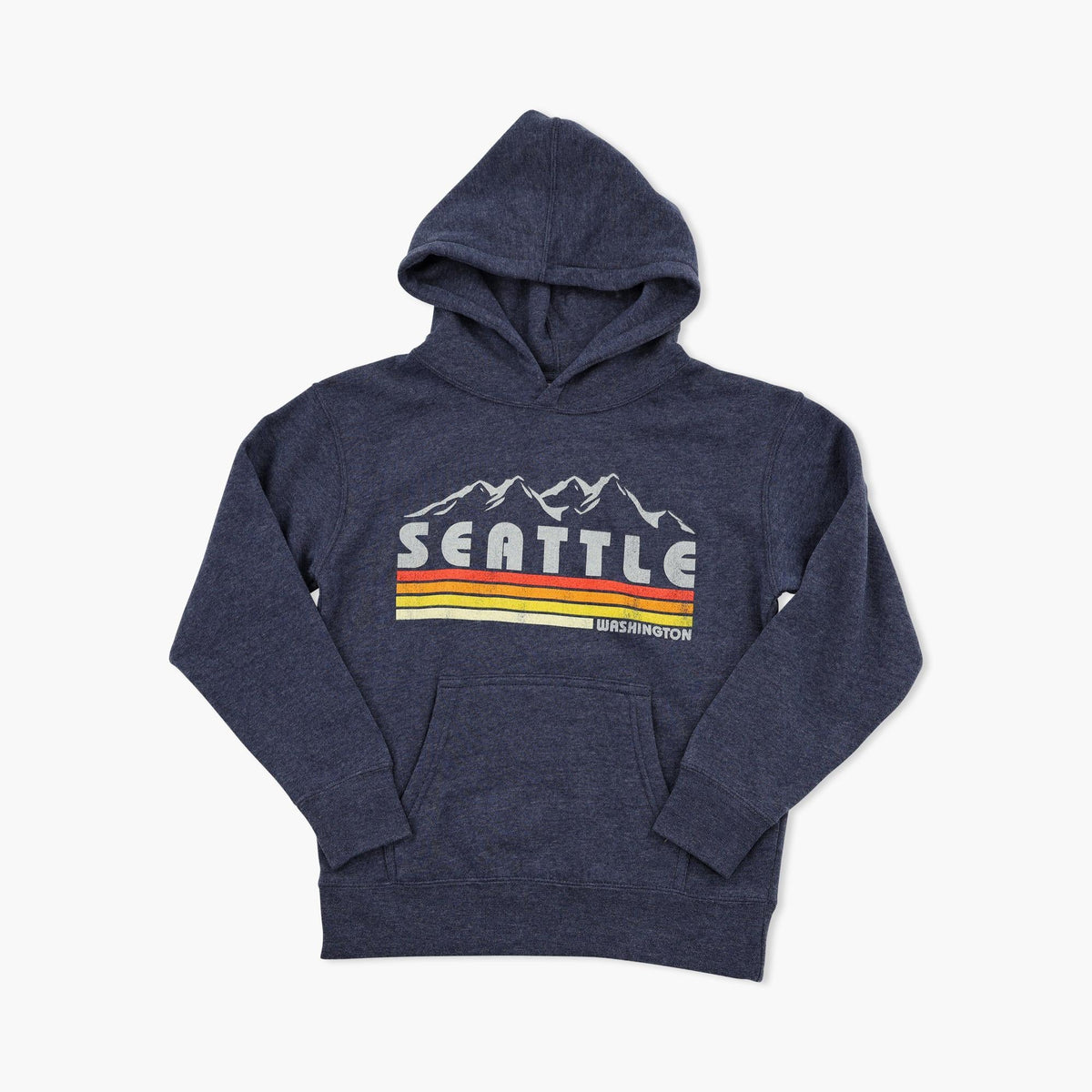 Bueller Heather Navy Seattle Youth Hoodie