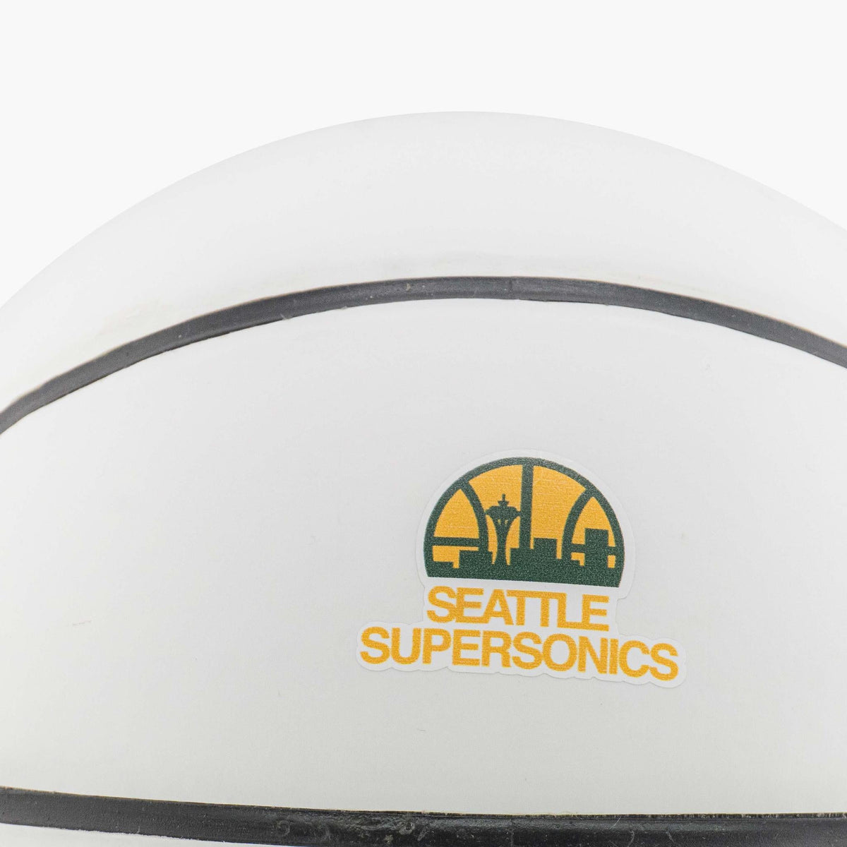 Seattle SuperSonics Skyline Logo Autograph Mini Basketball