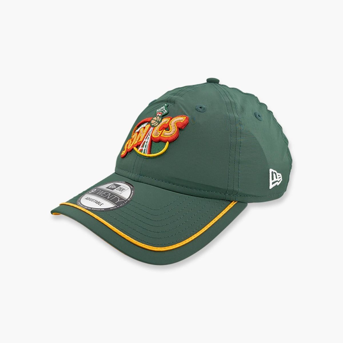 Seattle SuperSonics Evergreen Piped Nylon Adjustable Hat