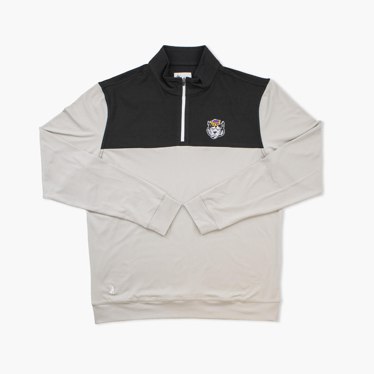 Washington Huskies Black Sailor Dawg 1/4 Zip Jacket