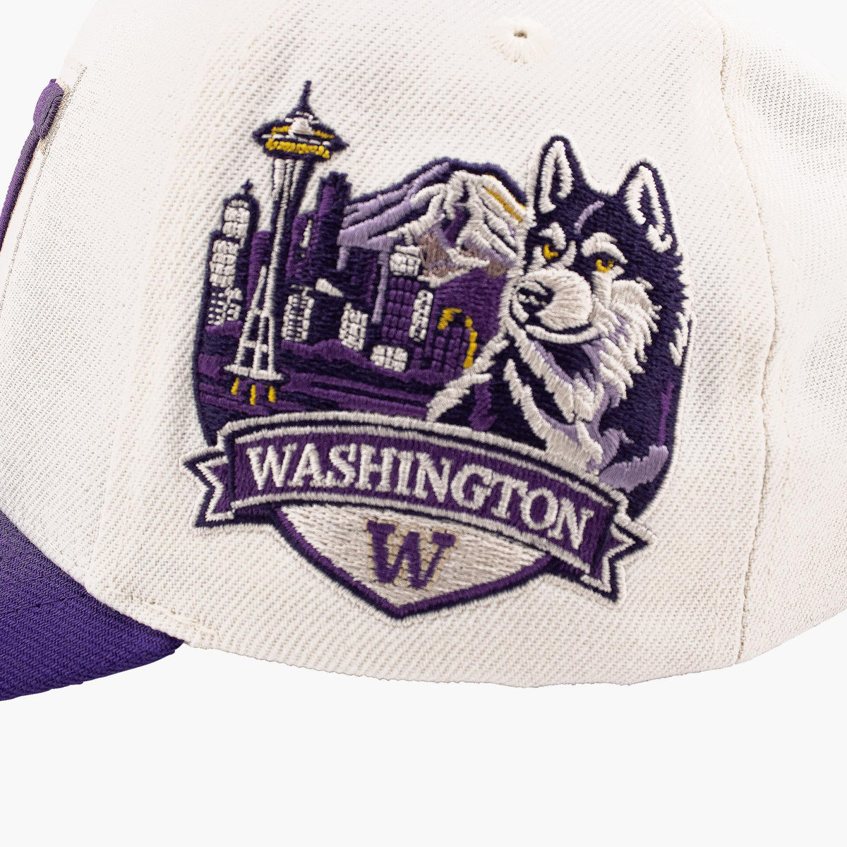 Washington Huskies Cream State Shape Dawg Pack Snapback