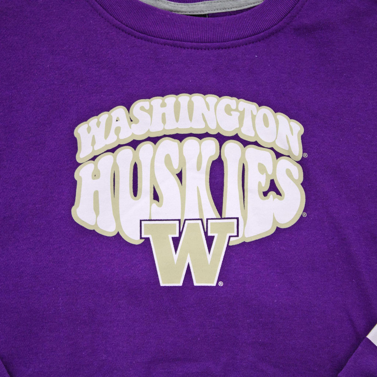 Washington Huskies Youth Girls Crewneck
