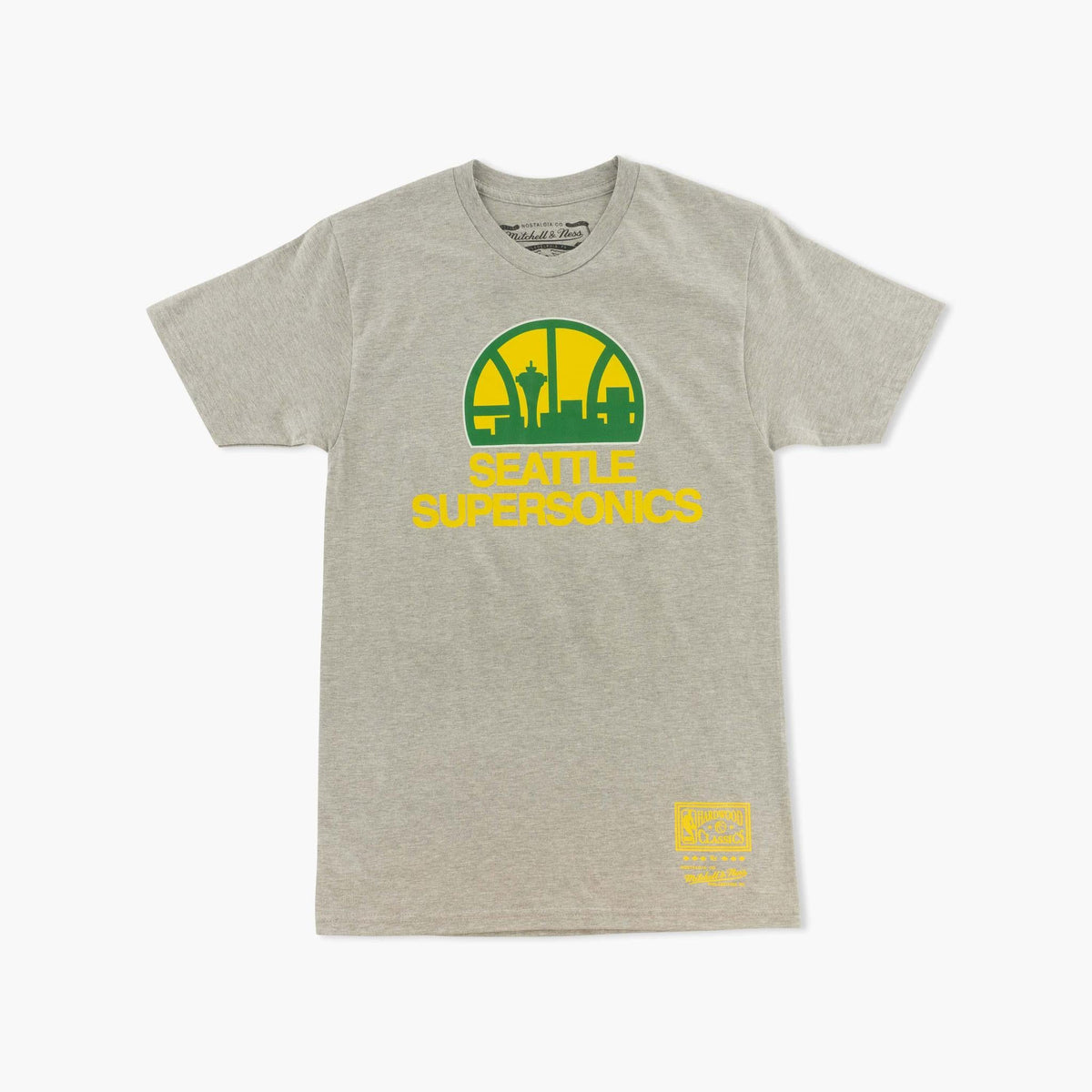 Seattle SuperSonics Grey Skyline Premium T-Shirt