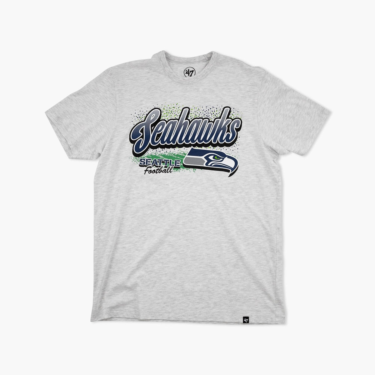 Seattle Seahawks Relay Grey Enfield Franklin T-Shirt