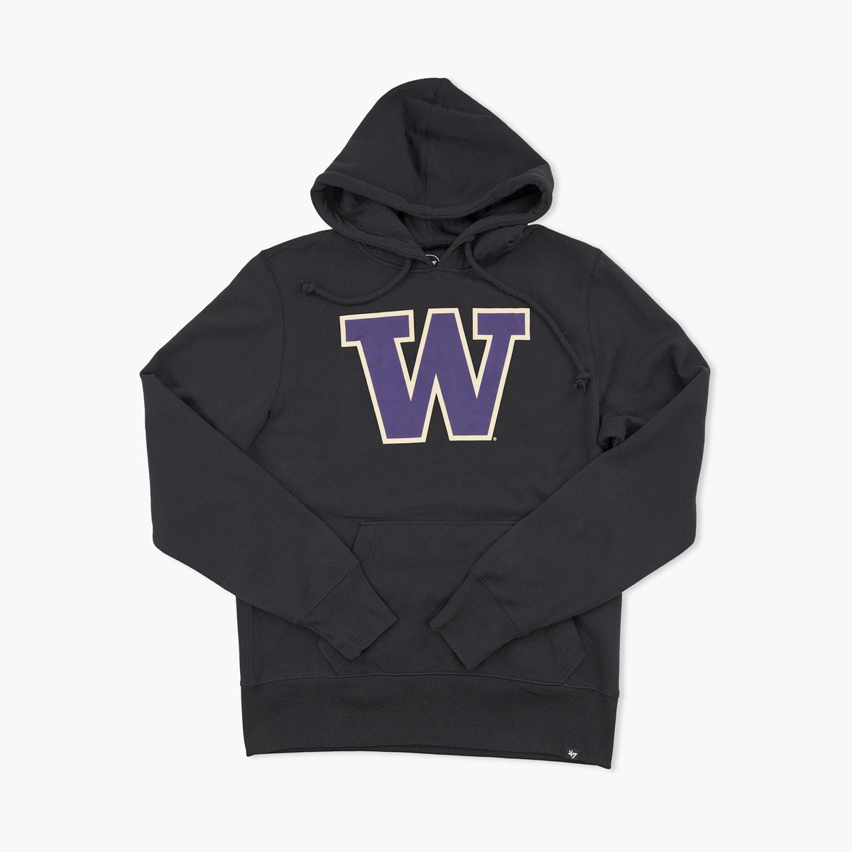 Washington Huskies Primary Logo Black Hoodie