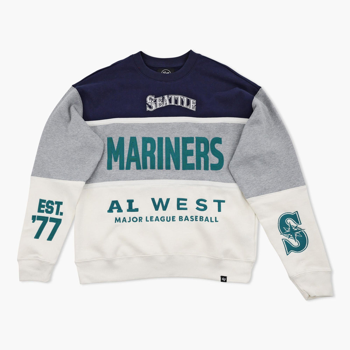 Seattle Mariners Maximalist American League Crewneck