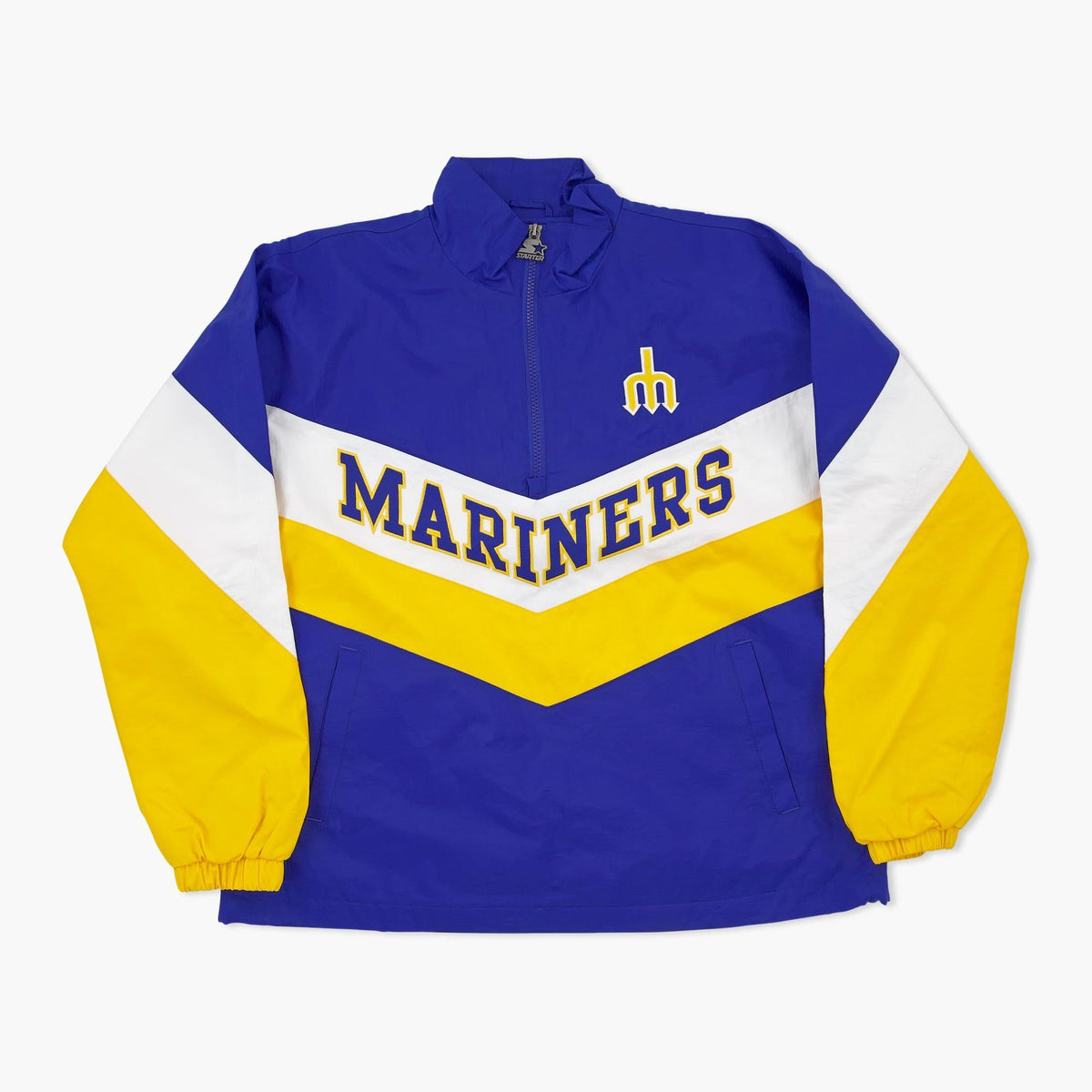 Seattle Mariners Royal Trident Starter Women's Lightweight Pullover Jacket
