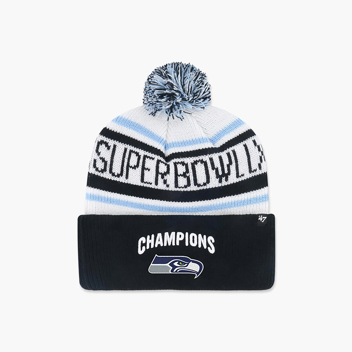 Seattle Seahawks Party Zone Super Bowl LX Champions Beanie