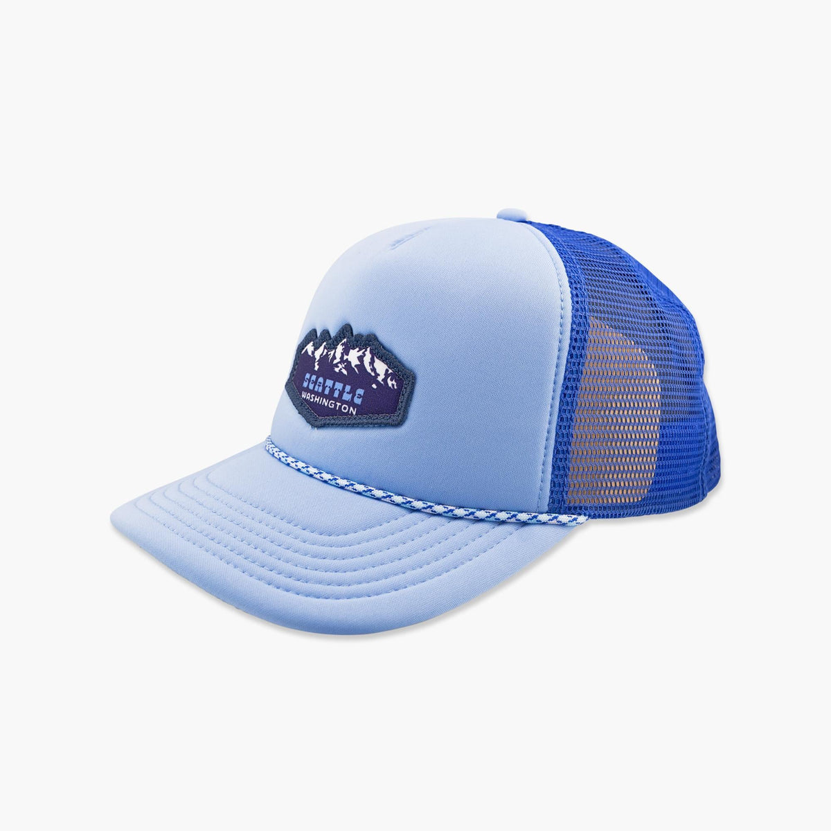 Diamond Peaks Bluebird Seattle Trucker Hat