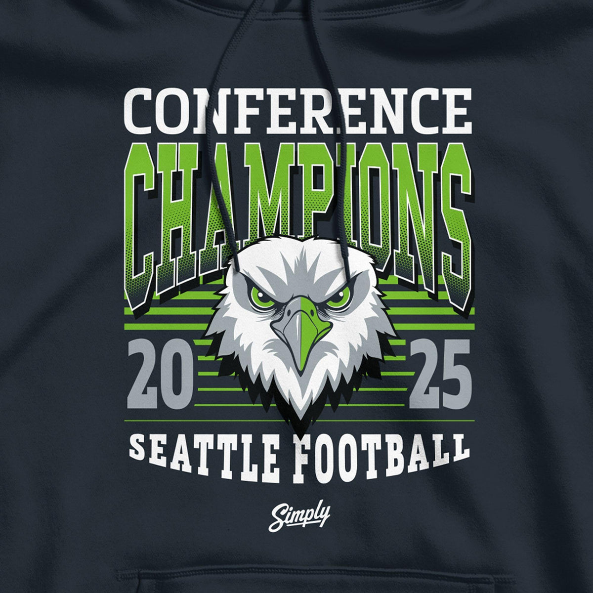 Birds of Prey 2025 Conference Champions Navy Hoodie