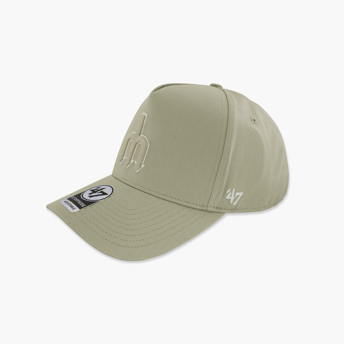 Seattle Mariners Trident Logo System Grey Offsides Snapback