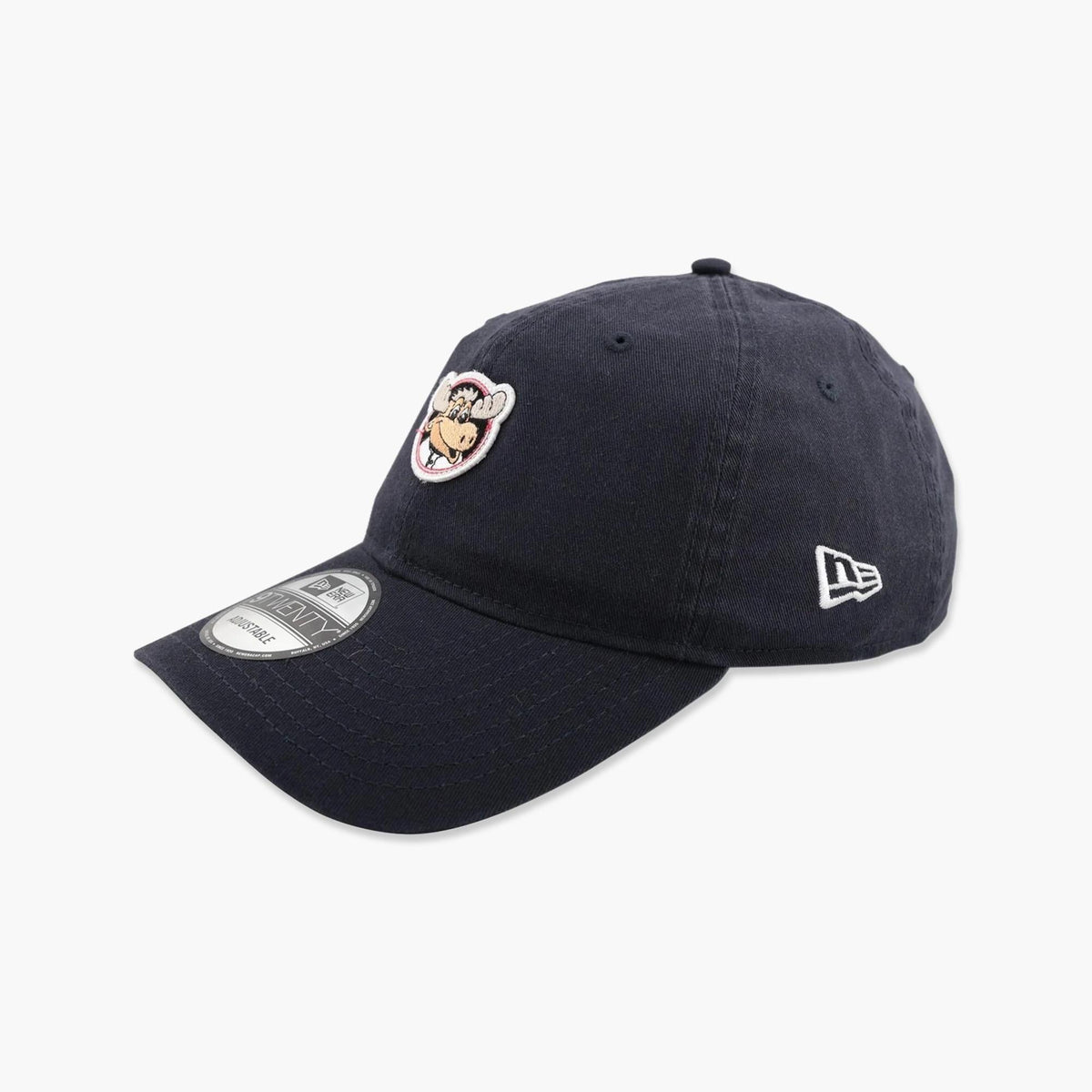 Seattle Mariners Navy Mariner Moose Mascot Badge Adjustable Hat - Youth
