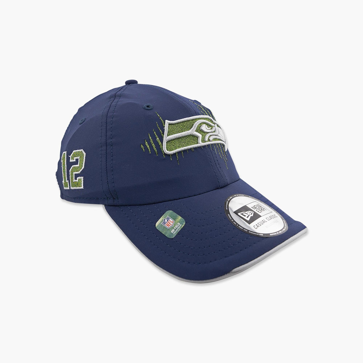 Seattle Seahawks Navy Soundwave 12 Adjustable Hat
