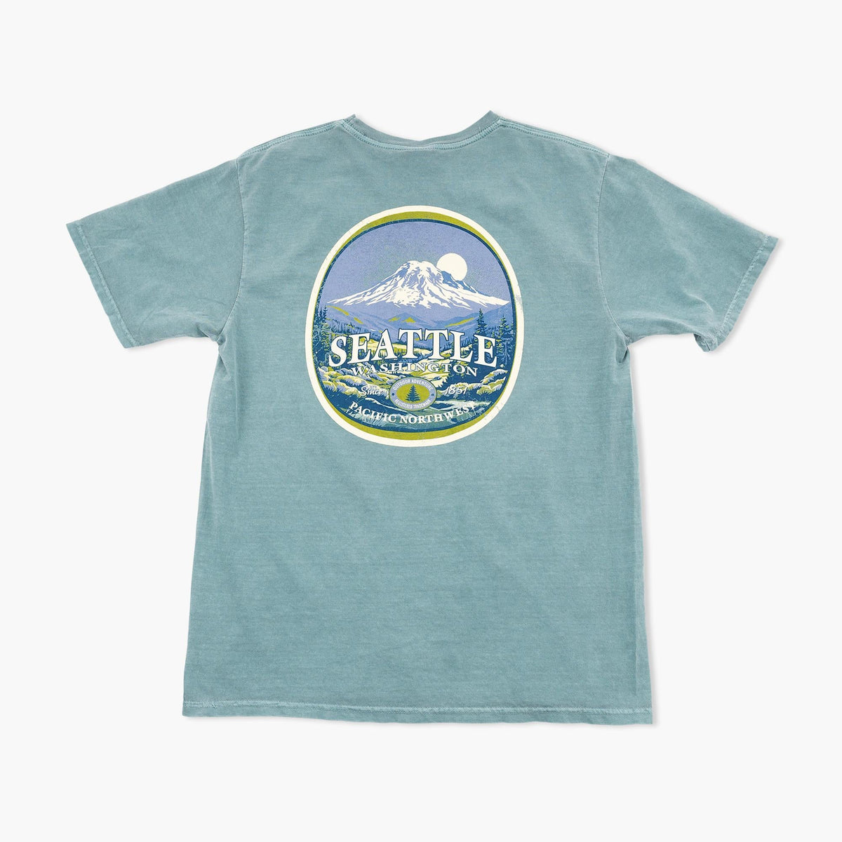 Provincial Mountains Pine Seattle T-Shirt