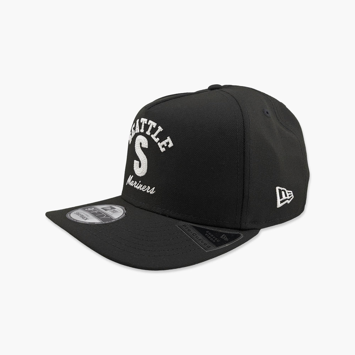 Seattle Mariners Steelheads Black Arched A-Frame 50th Anniversary Snapback