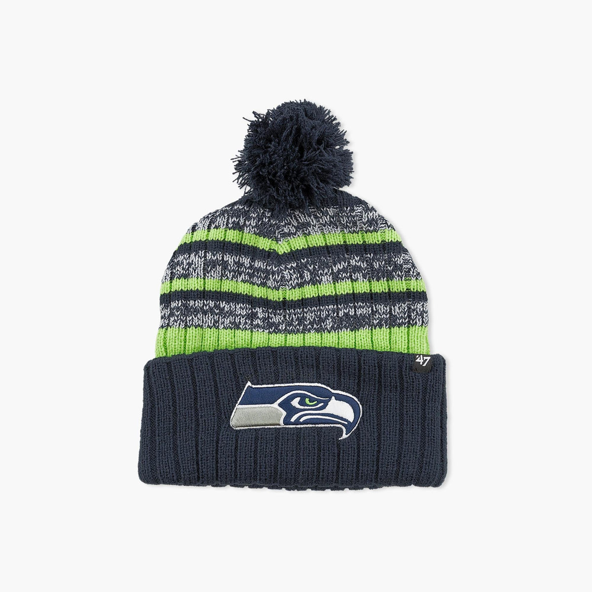 Seattle Seahawks Navy Tavern Tonal Cuff Beanie