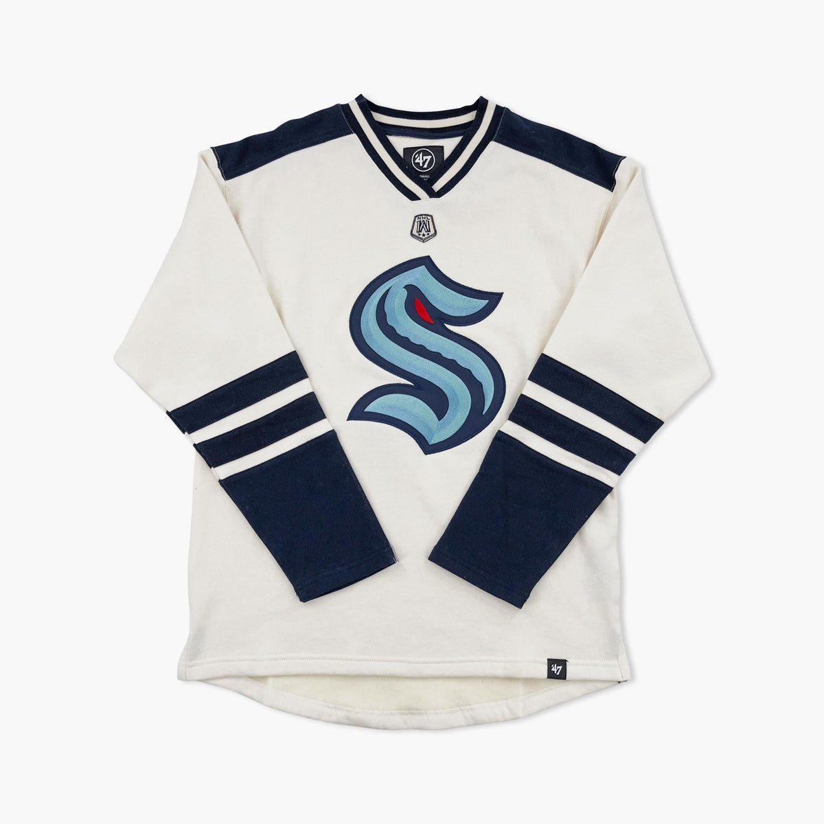 Seattle Kraken Cream Benchmark Premium Sweater