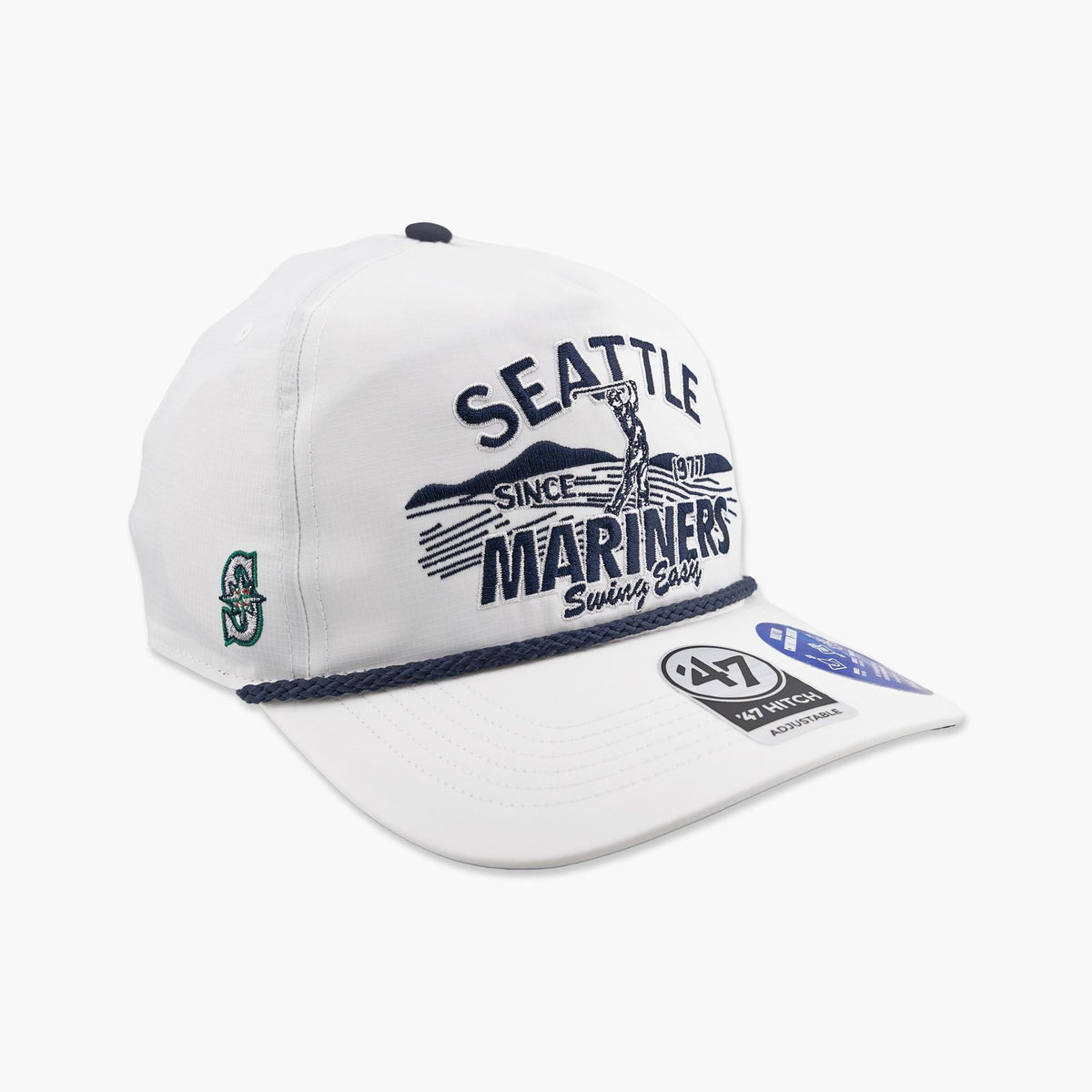 Seattle Mariners White Swing Easy Hitch Snapback