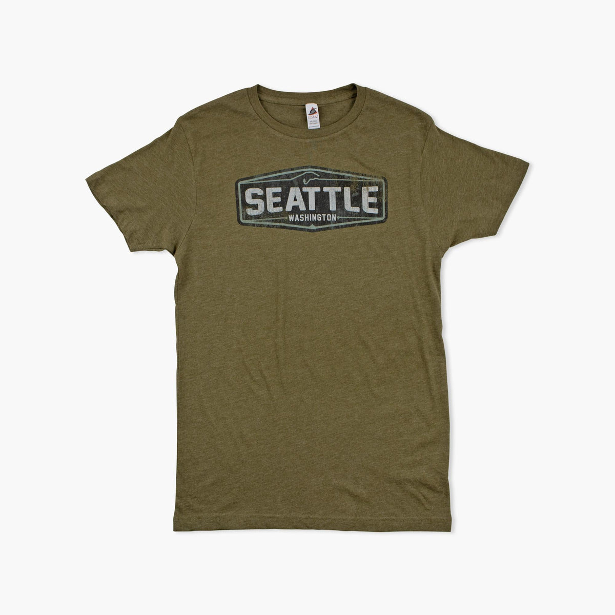 Rough Rider Army Heather Seattle T-Shirt
