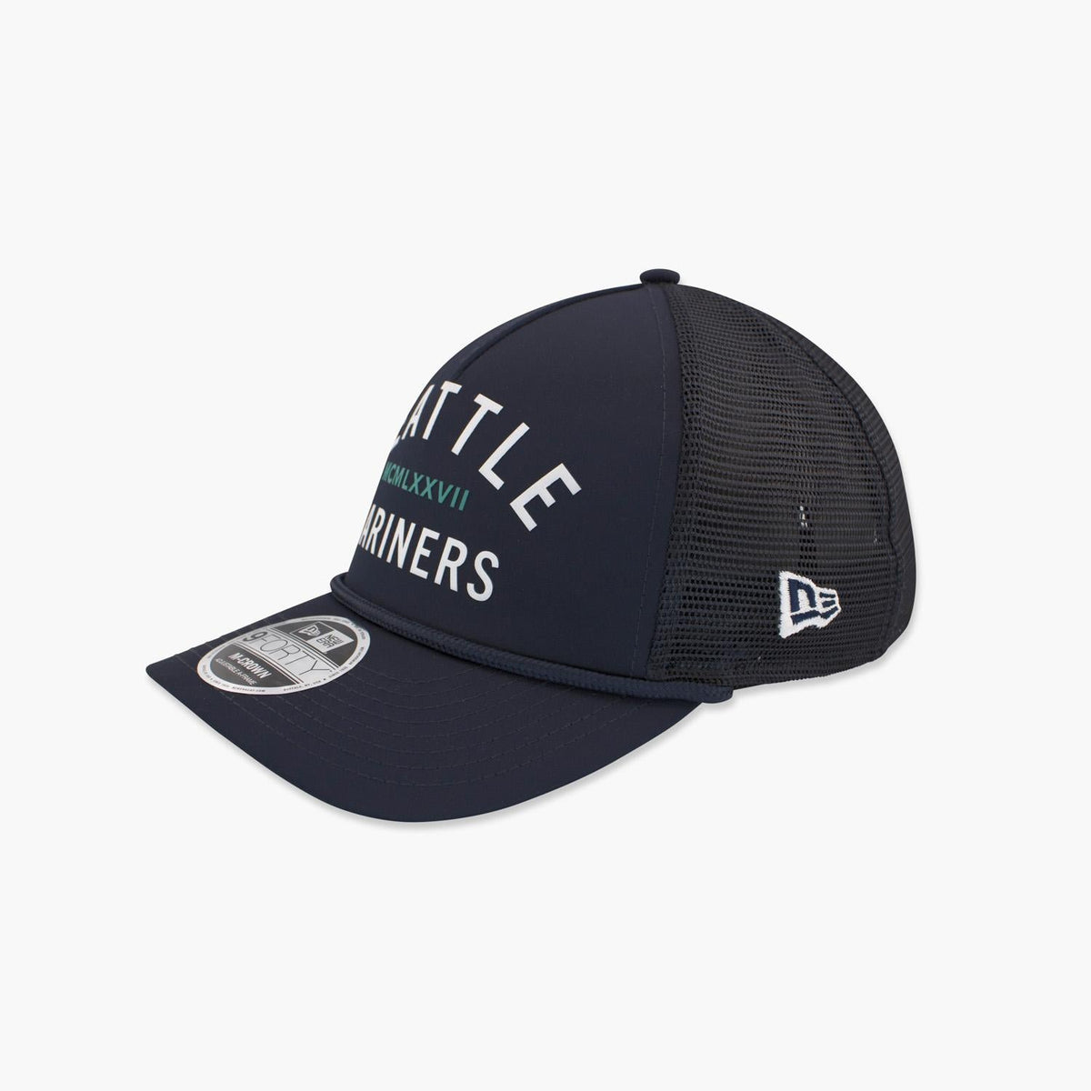 Seattle Mariners Roman Numeral Arch Trucker Hat