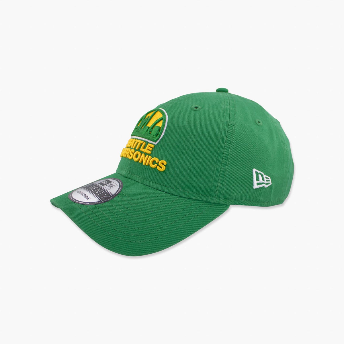 Seattle SuperSonics New Era Green Skyline Adjustable Hat