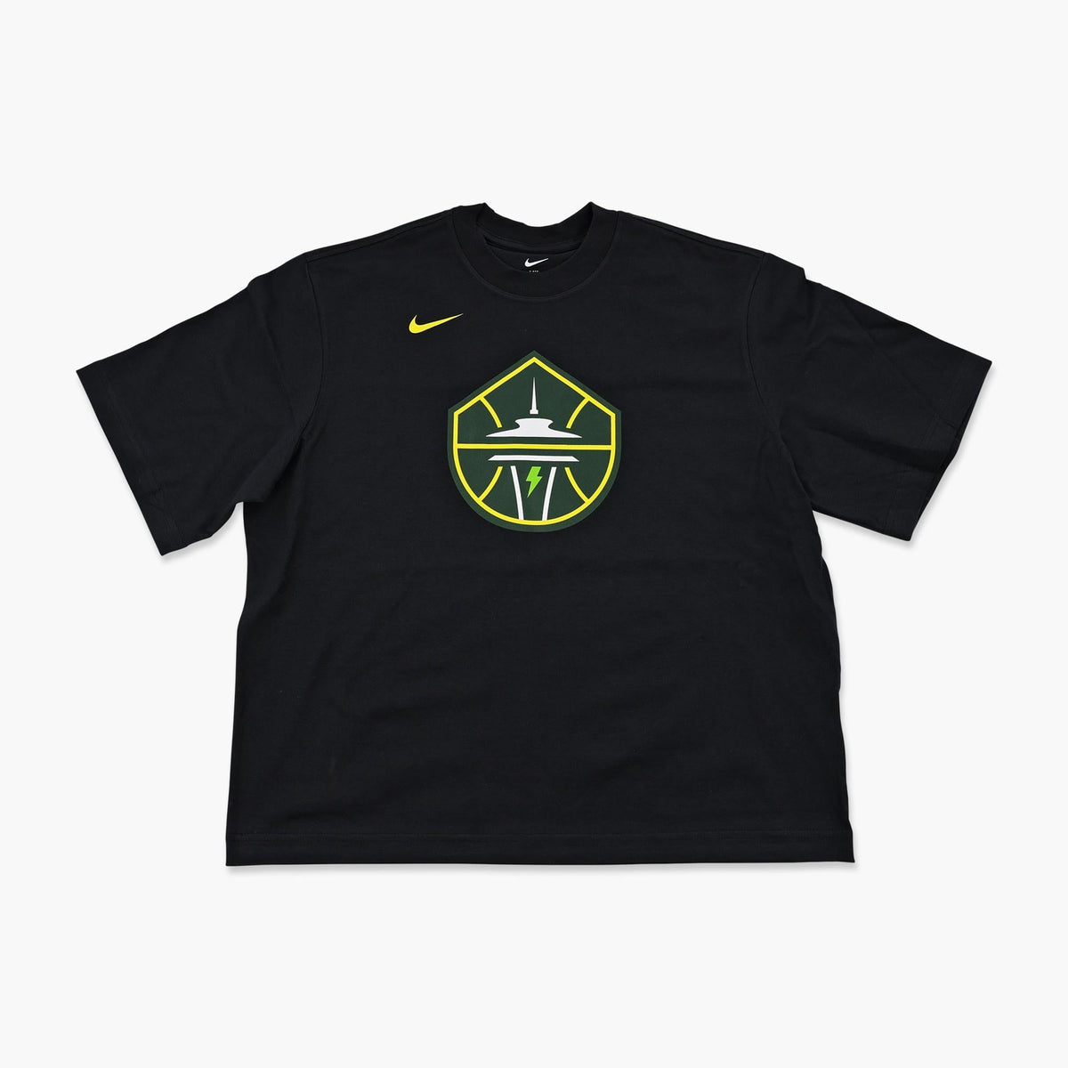 Seattle Storm Black Primary Logo Women's Boxy T-Shirt