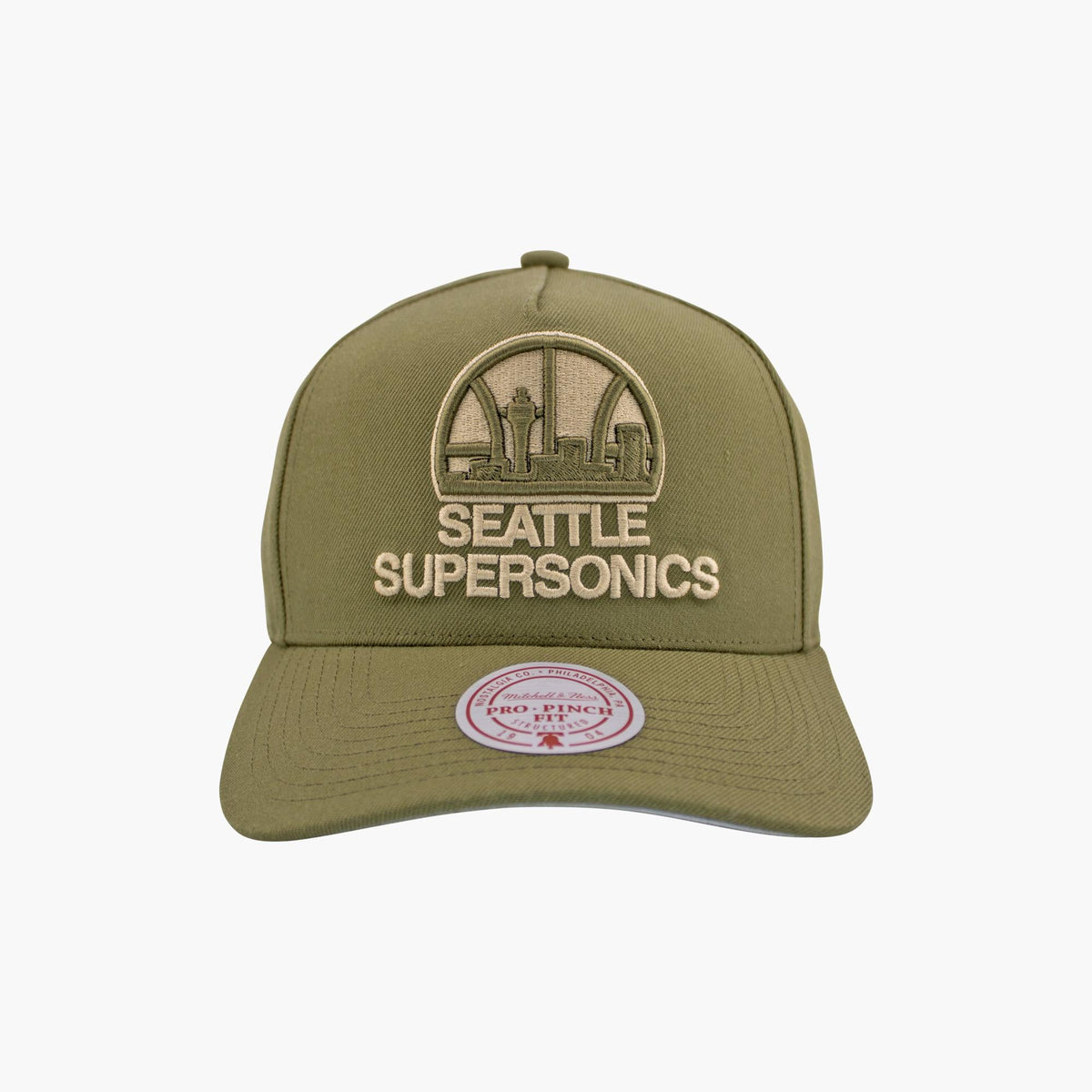 Seattle SuperSonics Olive Fashion Pro Crown Snapback