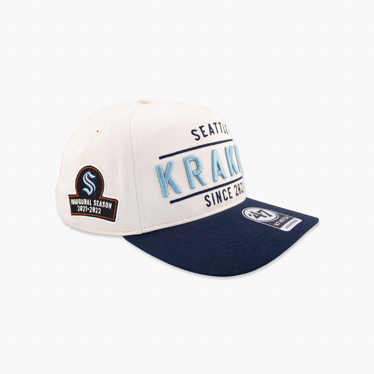 Seattle Kraken Natural Debut Hitch Snapback