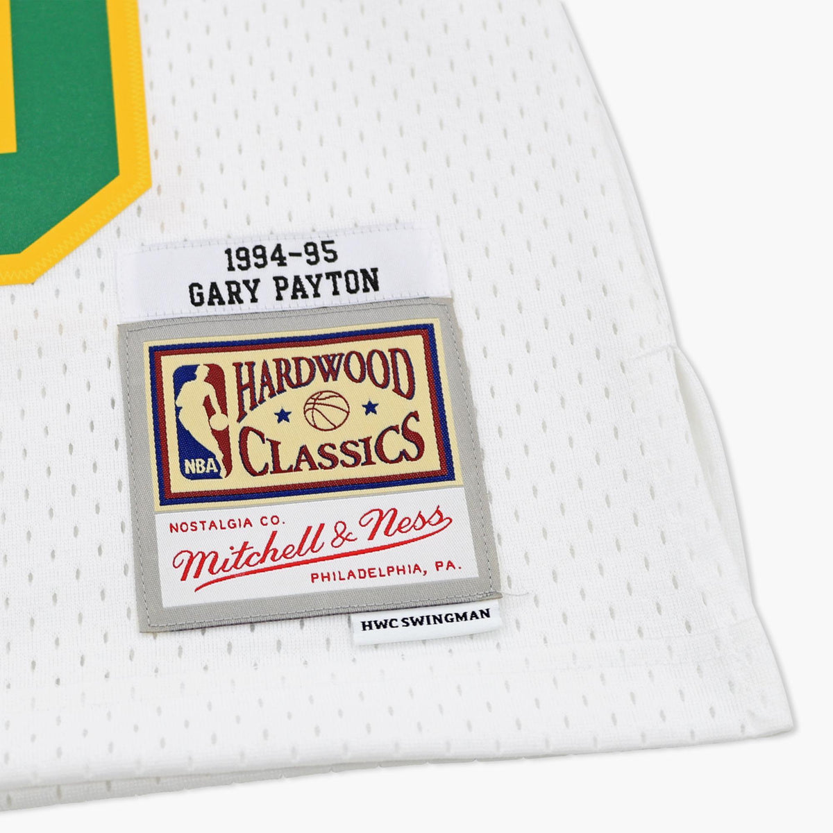 Seattle SuperSonics Gary Payton 1994 White Swingman Jersey