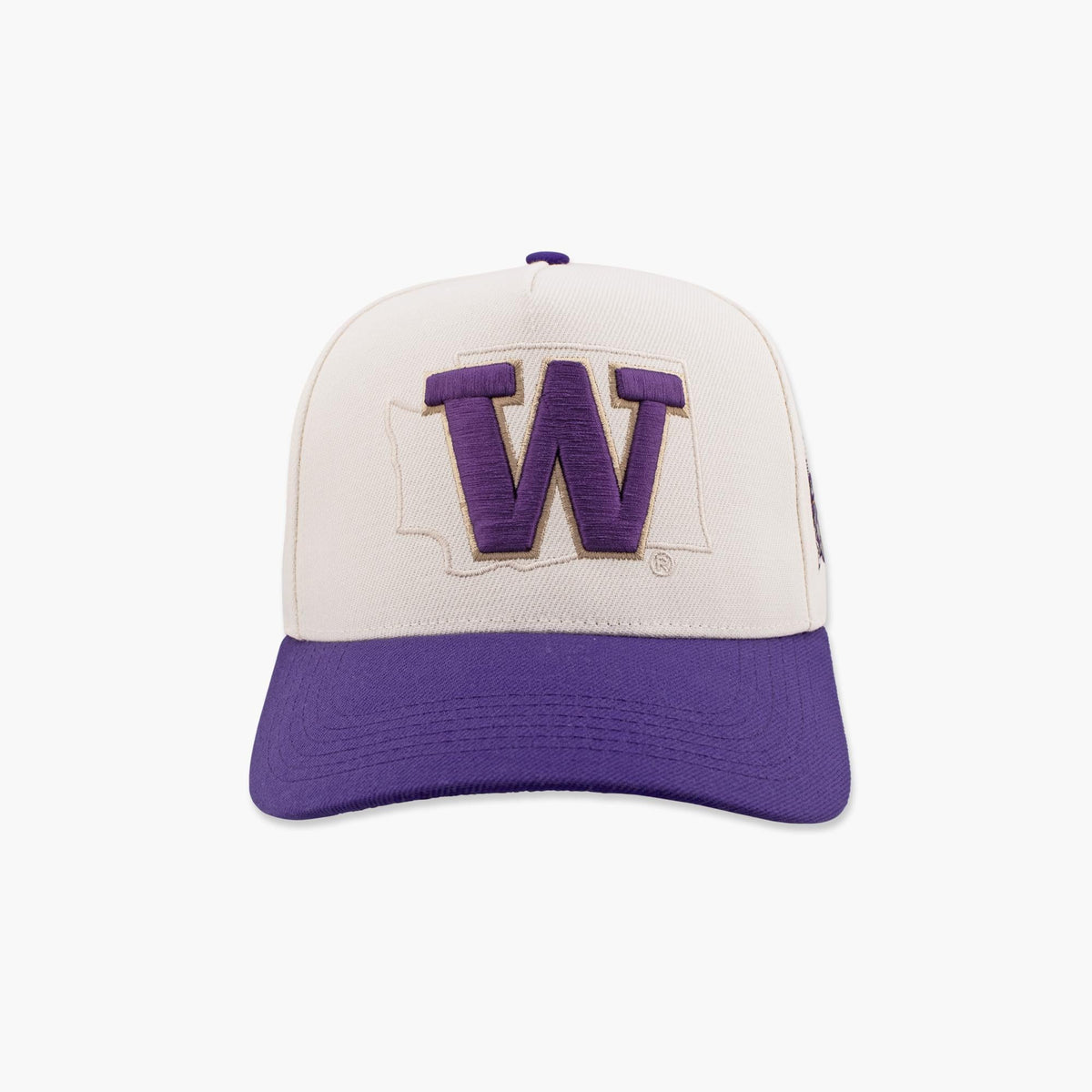 Washington Huskies Cream State Shape Dawg Pack Snapback