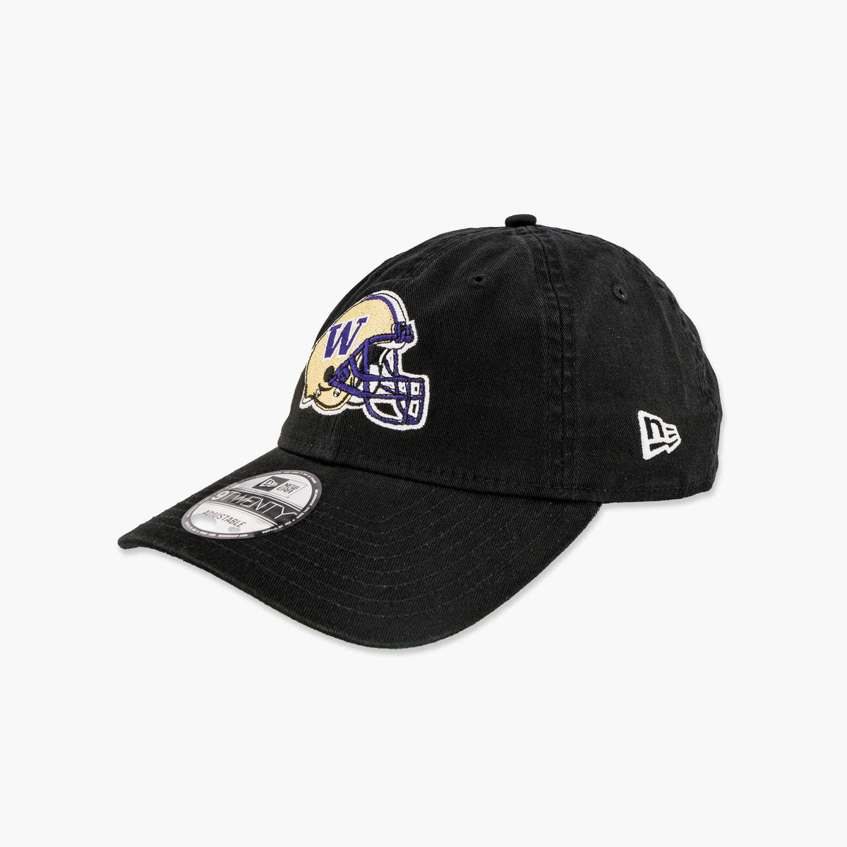 Washington Huskies Black Helmet Adjustable Hat