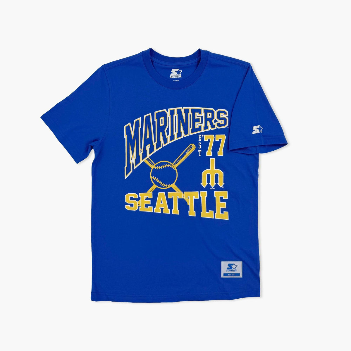 Seattle Mariners Starter Slugger Royal Blue T-Shirt
