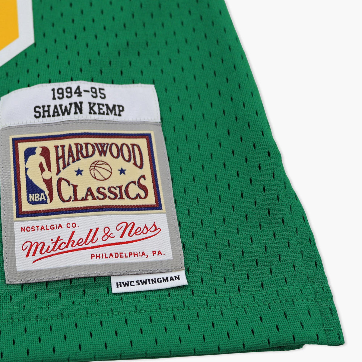 Seattle SuperSonics Shawn Kemp 1994 Green Swingman Jersey